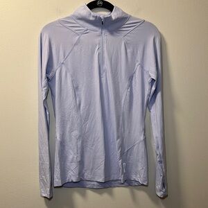 💛RBX Women’s Lavender Long Sleeve Quarter Zip Active Top Sz S